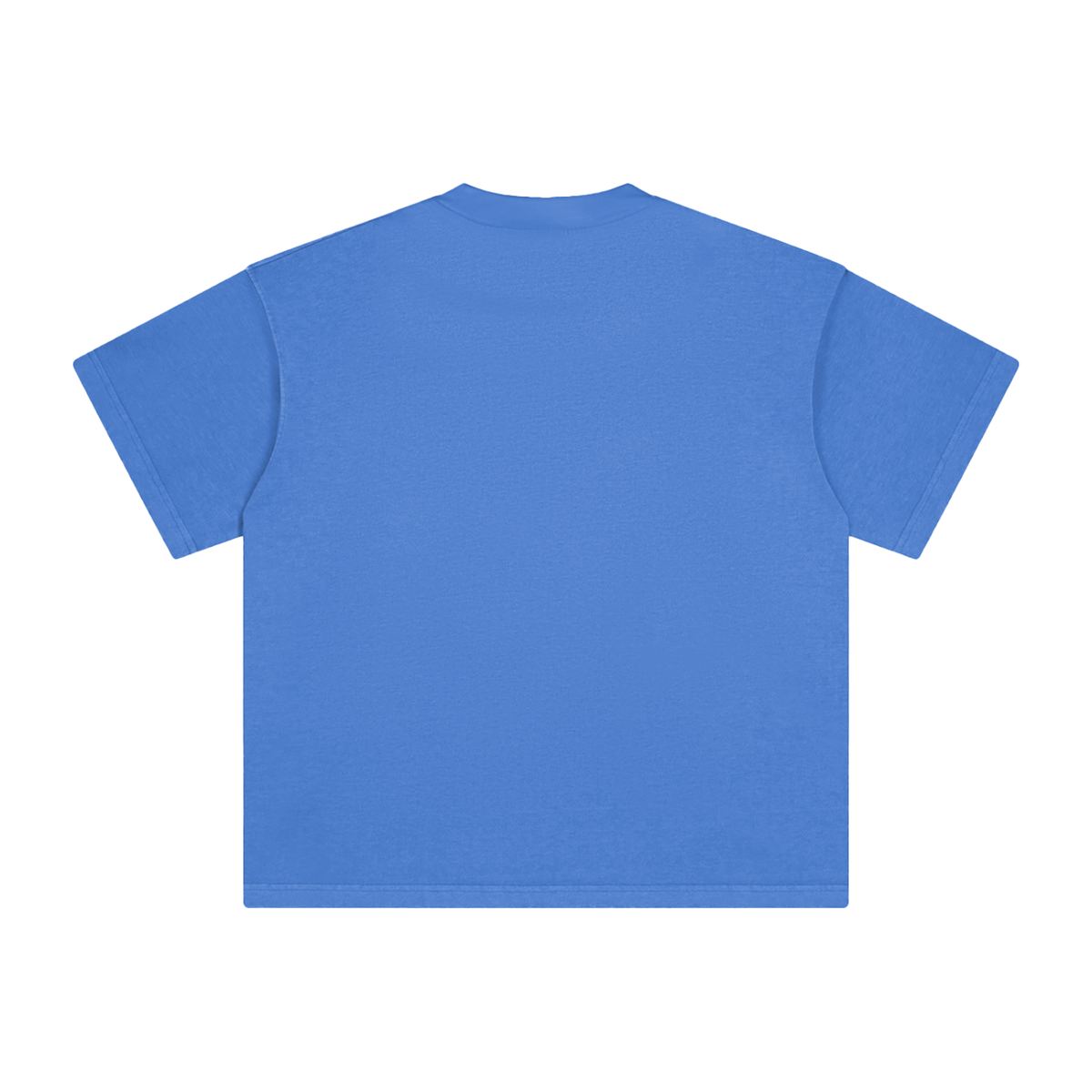 Mothering Club Flower Tee in denim blue, back
