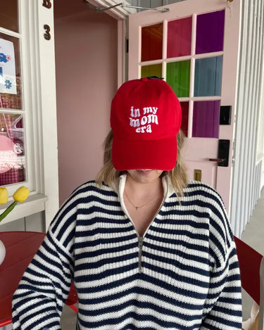 ’In My Mom Era’ Embroidered Baseball Cap