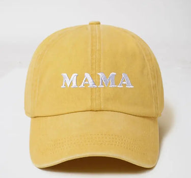 ’Mama’ Yellow Baseball Hat