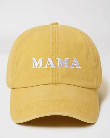 ’Mama’ Yellow Baseball Hat