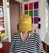 ’Mama’ Yellow Baseball Hat